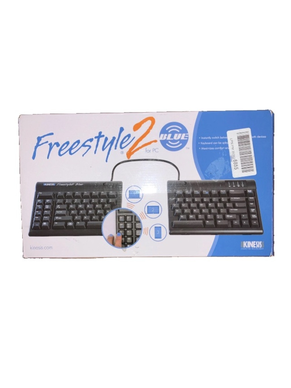 New Kinesis Freestyle2 Ergonomic Split Keyboard for PC USB Wired Adjustable
